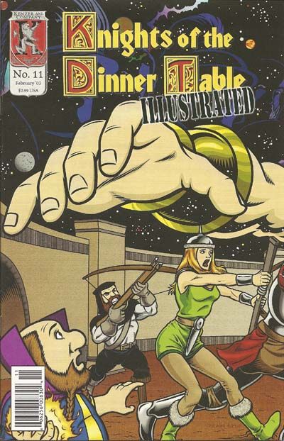 Cover for Knights of the Dinner Table Illustrated (Kenzer and Company, 2000 series) #11