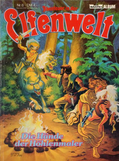 Cover for Abenteuer in der Elfenwelt (Bastei Verlag, 1984 series) #8 - Die Hände der Höhlenmaler