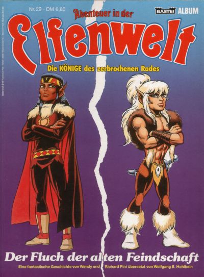 Cover for Abenteuer in der Elfenwelt (Bastei Verlag, 1984 series) #29 - Der Fluch der alten Feindschaft