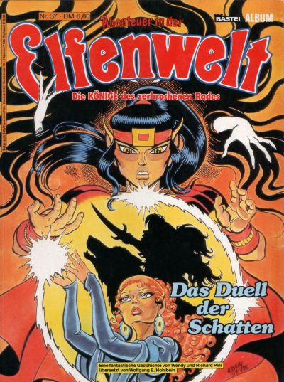 Cover for Abenteuer in der Elfenwelt (Bastei Verlag, 1984 series) #37 - Das Duell der Schatten