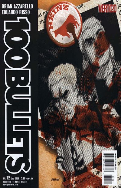 Cover for 100 Bullets (DC, 1999 series) #72