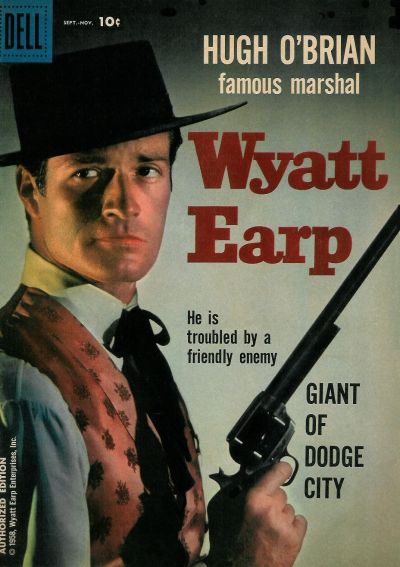 Cover for Hugh O'Brian, Famous Marshal Wyatt Earp (Dell, 1958 series) #4