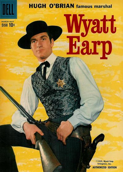 Cover for Hugh O'Brian, Famous Marshal Wyatt Earp (Dell, 1958 series) #6