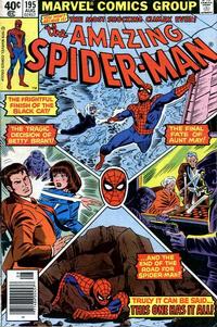 Cover Thumbnail for The Amazing Spider-Man (Marvel, 1963 series) #195 [Newsstand]
