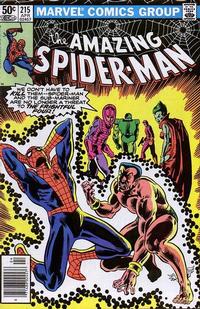 Cover Thumbnail for The Amazing Spider-Man (Marvel, 1963 series) #215 [Newsstand]