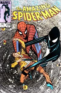 Cover for The Amazing Spider-Man (Marvel, 1963 series) #258 [Direct]