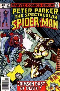 Cover Thumbnail for The Spectacular Spider-Man (Marvel, 1976 series) #30 [Newsstand]