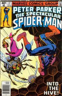 Cover for The Spectacular Spider-Man (Marvel, 1976 series) #37 [Newsstand]