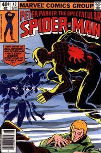 Cover for The Spectacular Spider-Man (Marvel, 1976 series) #43 [Newsstand]