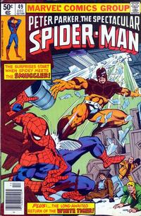 Cover for The Spectacular Spider-Man (Marvel, 1976 series) #49 [Newsstand]