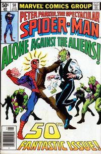 Cover Thumbnail for The Spectacular Spider-Man (Marvel, 1976 series) #50 [Newsstand]