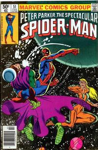 Cover for The Spectacular Spider-Man (Marvel, 1976 series) #51 [Newsstand]