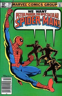 Cover for The Spectacular Spider-Man (Marvel, 1976 series) #59 [Newsstand]