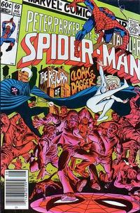 Cover for The Spectacular Spider-Man (Marvel, 1976 series) #69 [Newsstand]