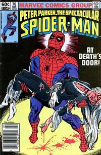 Cover Thumbnail for The Spectacular Spider-Man (Marvel, 1976 series) #76 [Newsstand]