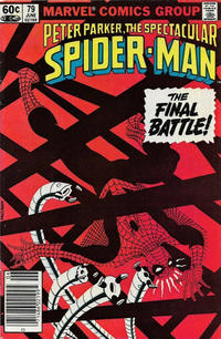 Cover Thumbnail for The Spectacular Spider-Man (Marvel, 1976 series) #79 [Newsstand]