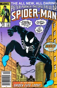 Cover Thumbnail for The Spectacular Spider-Man (Marvel, 1976 series) #107 [Newsstand]