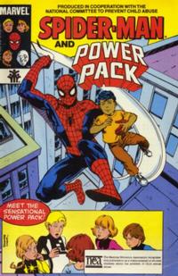 Cover Thumbnail for Spider-Man, Power Pack (Marvel, 1984 series) #1 [NEA Prevent Child Abuse]