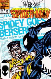 Cover Thumbnail for Web of Spider-Man (Marvel, 1985 series) #13 [Direct]