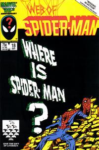 Cover Thumbnail for Web of Spider-Man (Marvel, 1985 series) #18 [Direct]