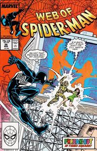 Cover for Web of Spider-Man (Marvel, 1985 series) #36 [Direct]
