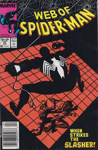 Cover Thumbnail for Web of Spider-Man (Marvel, 1985 series) #37 [Newsstand]