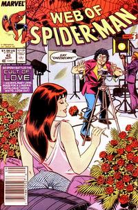 Cover Thumbnail for Web of Spider-Man (Marvel, 1985 series) #42 [Newsstand]