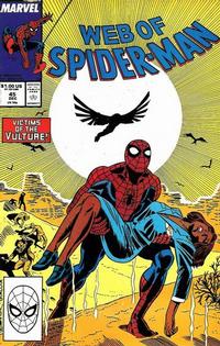 Cover Thumbnail for Web of Spider-Man (Marvel, 1985 series) #45 [Direct]
