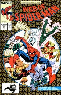 Cover Thumbnail for Web of Spider-Man (Marvel, 1985 series) #50 [Direct]
