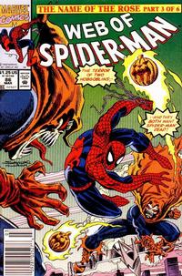Cover Thumbnail for Web of Spider-Man (Marvel, 1985 series) #86 [Newsstand]