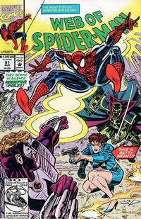 Cover for Web of Spider-Man (Marvel, 1985 series) #91 [Direct]