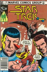 Cover for Star Trek (Marvel, 1980 series) #16 [Newsstand]