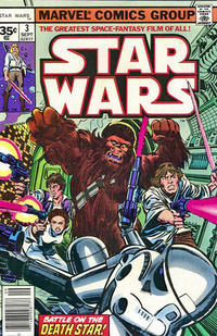 Cover Thumbnail for Star Wars (Marvel, 1977 series) #3 [35¢]