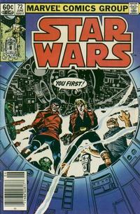 Cover Thumbnail for Star Wars (Marvel, 1977 series) #72 [Newsstand]