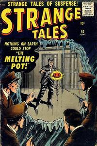 Cover Thumbnail for Strange Tales (Marvel, 1951 series) #63