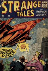 Cover for Strange Tales (Marvel, 1951 series) #68
