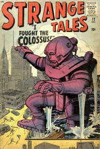 Cover Thumbnail for Strange Tales (Marvel, 1951 series) #72