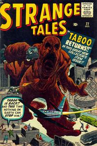 Cover for Strange Tales (Marvel, 1951 series) #77