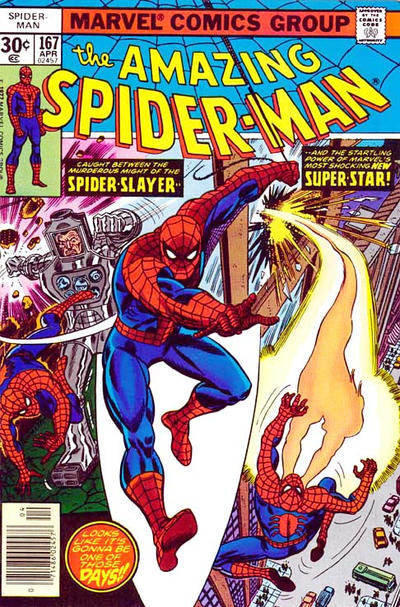 Cover for The Amazing Spider-Man (Marvel, 1963 series) #167 [Regular Edition]