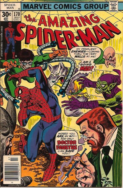 Cover for The Amazing Spider-Man (Marvel, 1963 series) #170 [30¢]
