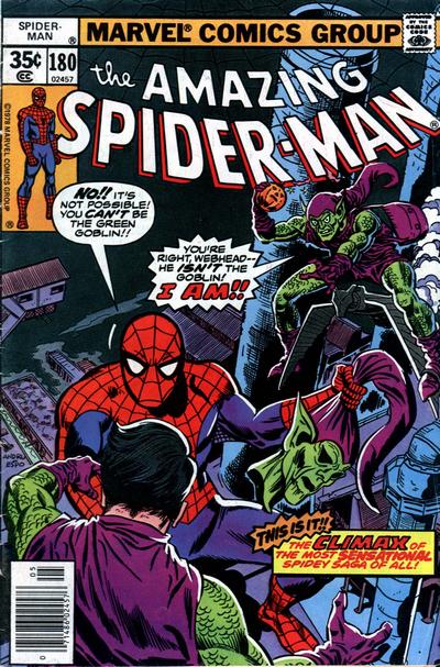 Cover for The Amazing Spider-Man (Marvel, 1963 series) #180 [Regular Edition]