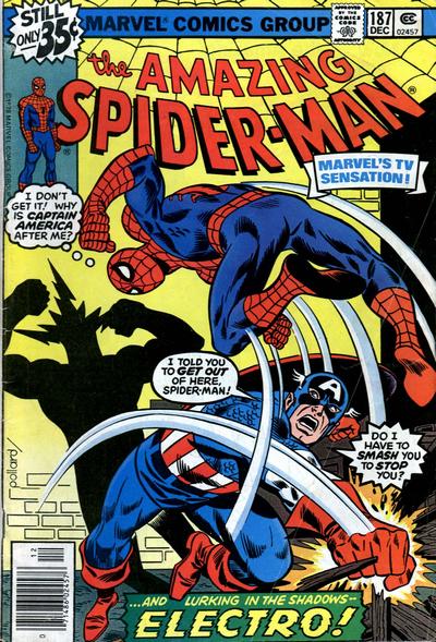 Cover for The Amazing Spider-Man (Marvel, 1963 series) #187 [Regular Edition]