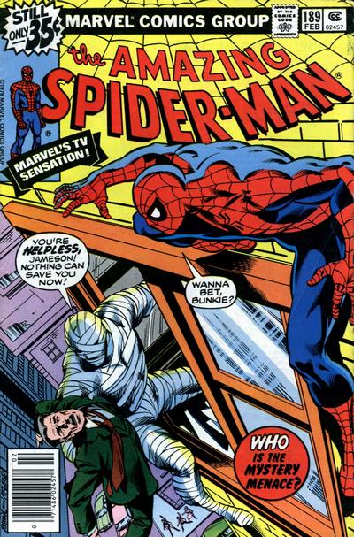 Cover for The Amazing Spider-Man (Marvel, 1963 series) #189 [Regular Edition]