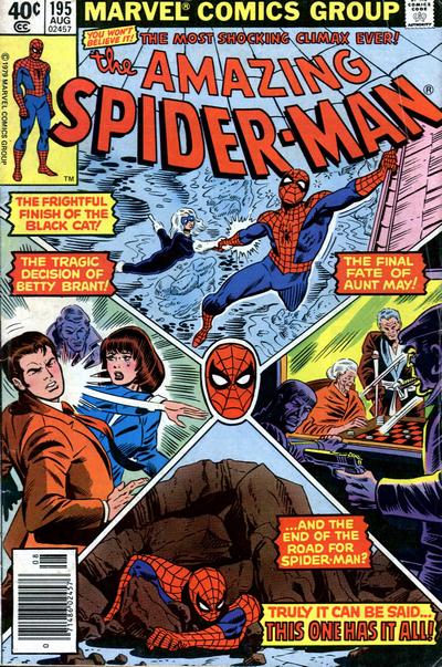 Cover for The Amazing Spider-Man (Marvel, 1963 series) #195 [Newsstand]