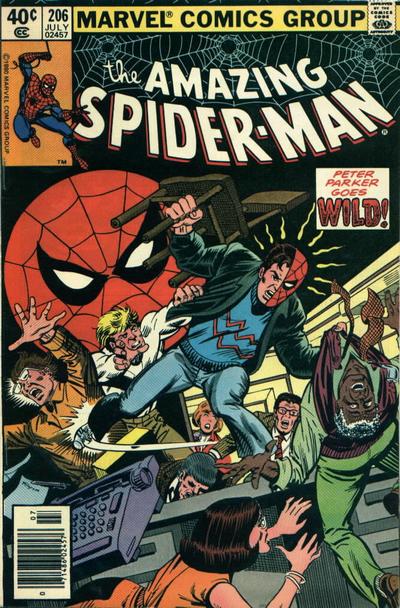 Cover for The Amazing Spider-Man (Marvel, 1963 series) #206 [Newsstand]