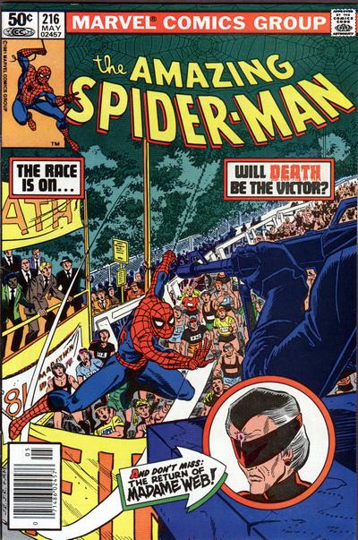 Cover for The Amazing Spider-Man (Marvel, 1963 series) #216 [Newsstand]