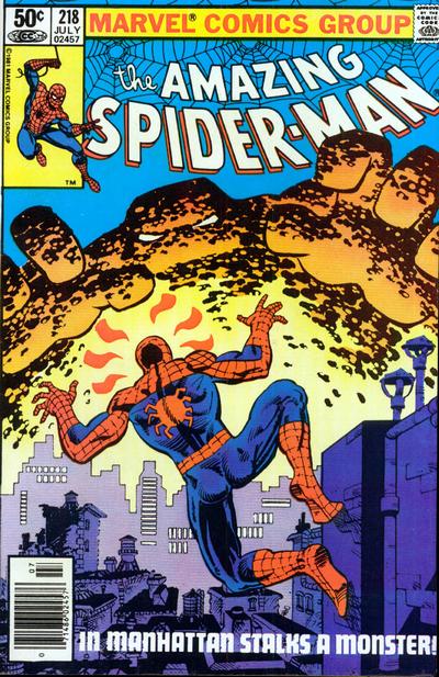 Cover for The Amazing Spider-Man (Marvel, 1963 series) #218 [Newsstand]