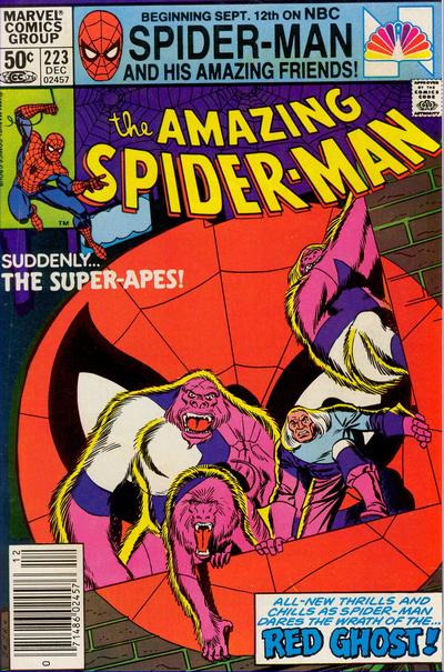 Cover for The Amazing Spider-Man (Marvel, 1963 series) #223 [Newsstand]