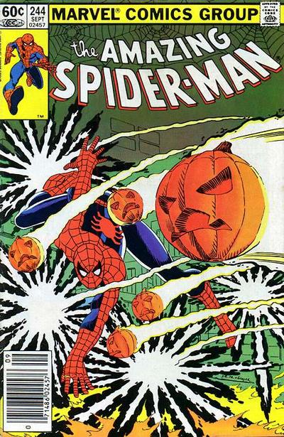 Cover for The Amazing Spider-Man (Marvel, 1963 series) #244 [Newsstand]