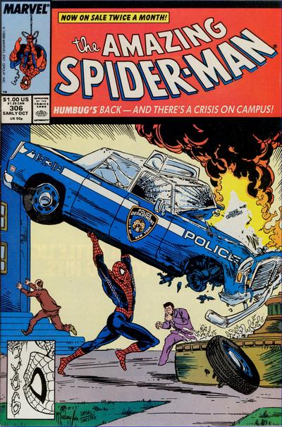 Cover for The Amazing Spider-Man (Marvel, 1963 series) #306 [Direct]